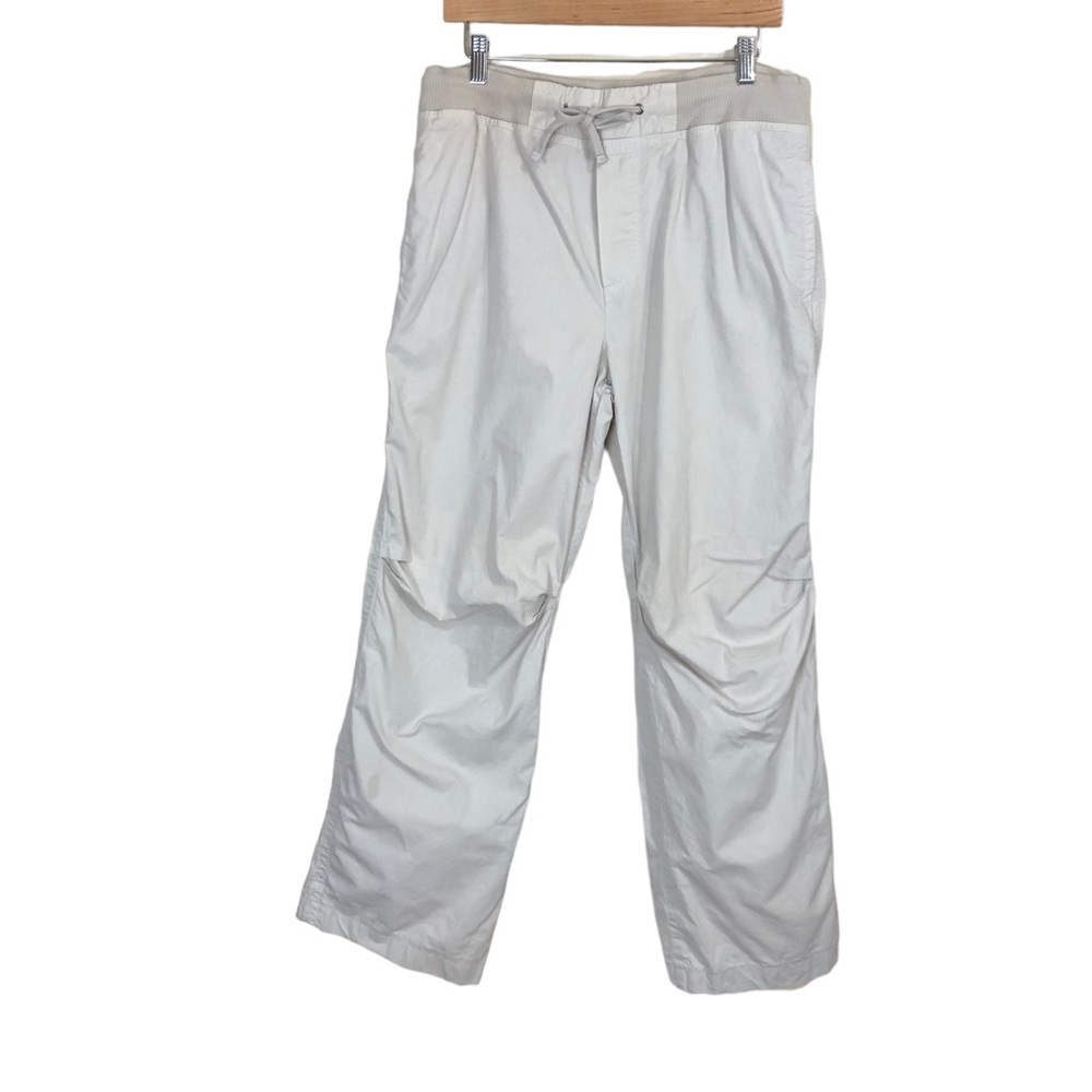 James Perse Cotton Utility Drawstring Pants Tan Size 34